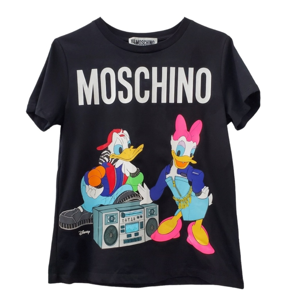 H&M x Moschino Daisy/Donald Duck Tee (XS) LIMITED EDITION